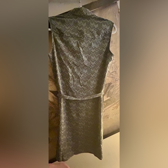 New Eddie Bauer Departure Sleeveless Shirt Dress SZ Medium Tall - Picture 9 of 15